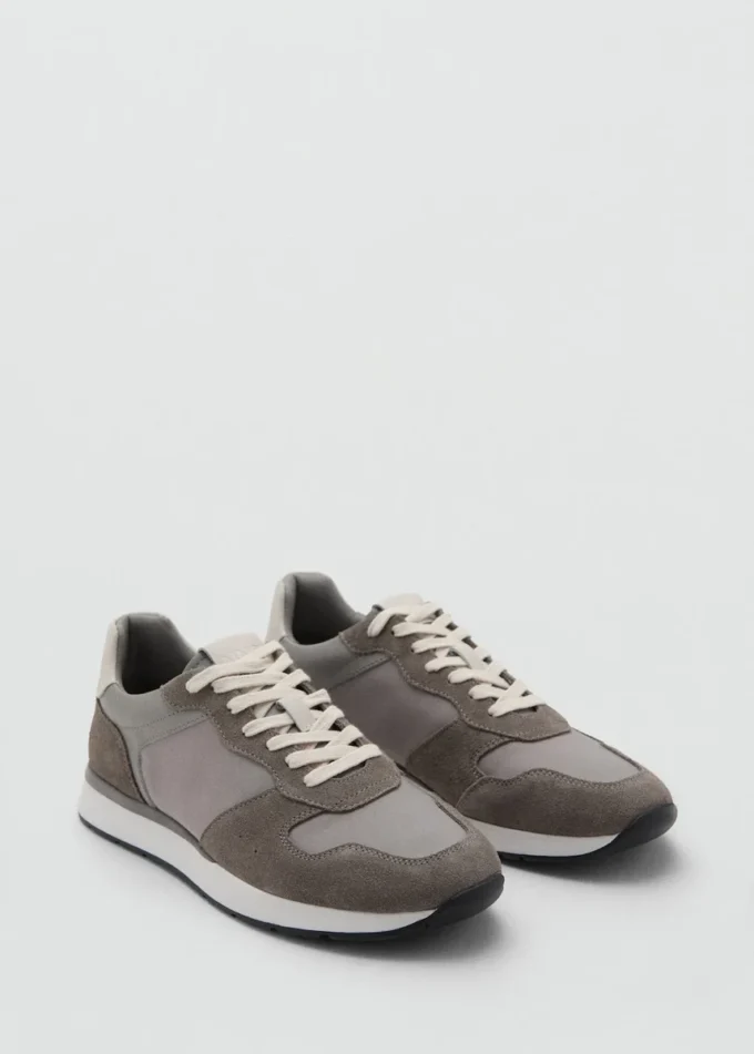 Sneakers aus Ledermix Sneakers aus Ledermix