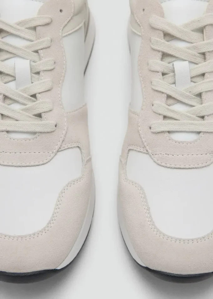 Sneakers aus Ledermix Sneakers aus Ledermix