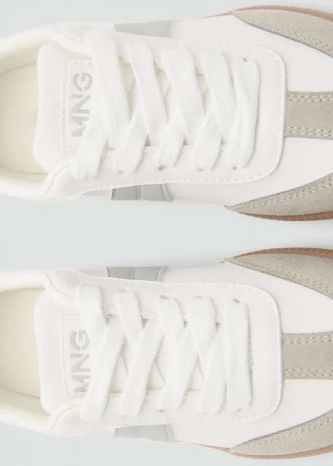 Sneakers aus Ledermix Sneakers aus Ledermix