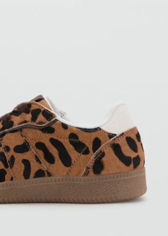 Sneakers aus Leopardenleder