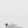 Sneakers mit kontrastierendem Lederbesatz Sneakers mit kontrastierendem Lederbesatz
