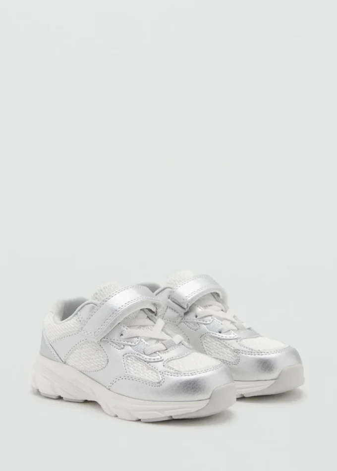 Sneakers mit Metallic-Effekt Sneakers mit Metallic-Effekt