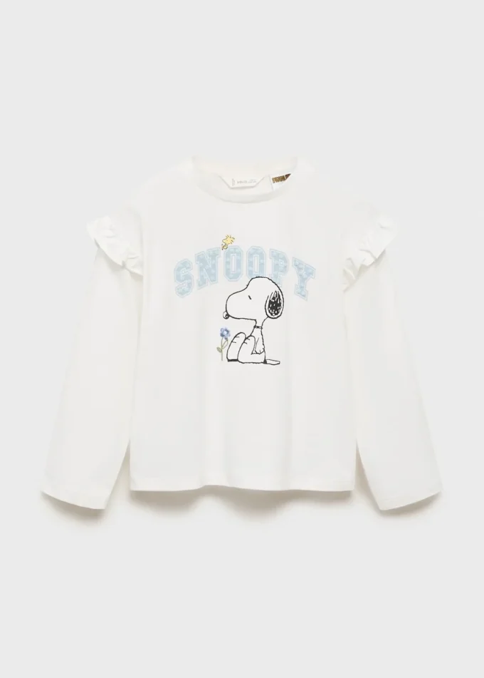 Snoopy-Baumwoll-T-Shirt Snoopy-Baumwoll-T-Shirt