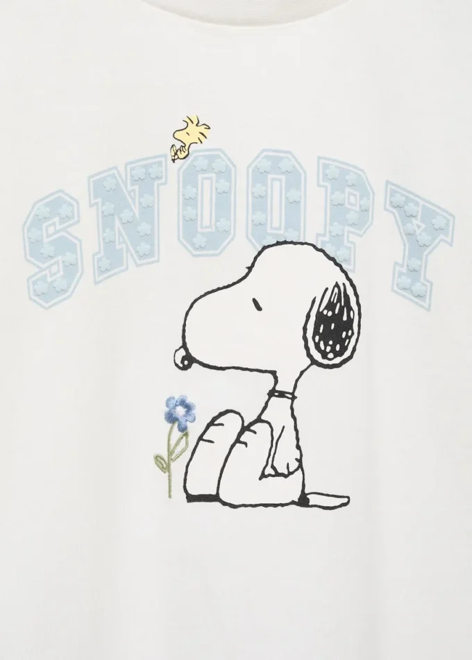 Snoopy-Baumwoll-T-Shirt Snoopy-Baumwoll-T-Shirt