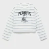 Snoopy-T-Shirt mit Stickerei Snoopy-T-Shirt mit Stickerei