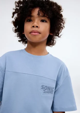 Sonic-T-Shirt mit Prägung