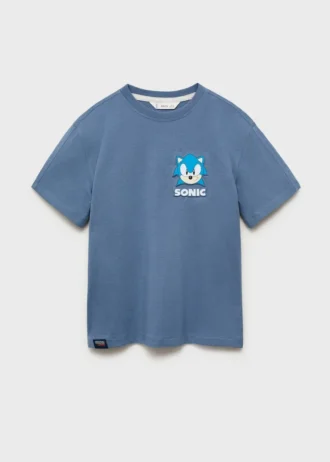 Sonic-T-Shirt mit Prägung