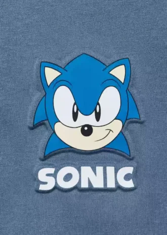 Sonic-T-Shirt mit Prägung