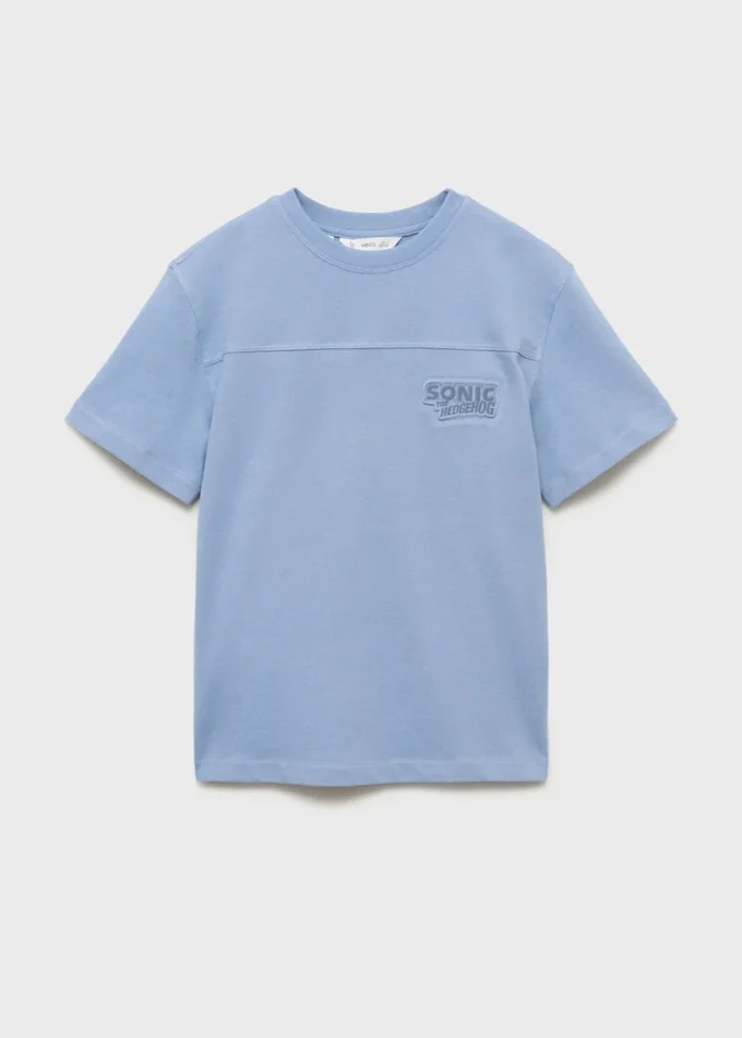 Sonic-T-Shirt mit Prägung