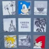 Sonic-T-Shirt mit Prägung
