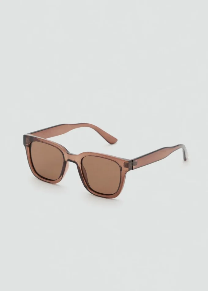 Sonnenbrille mit rechteckigem Rahmen Sonnenbrille mit rechteckigem Rahmen