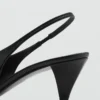Spitze Leder-Absatzschuhe