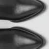 Spitze Stiefeletten aus Leder Spitze Stiefeletten aus Leder