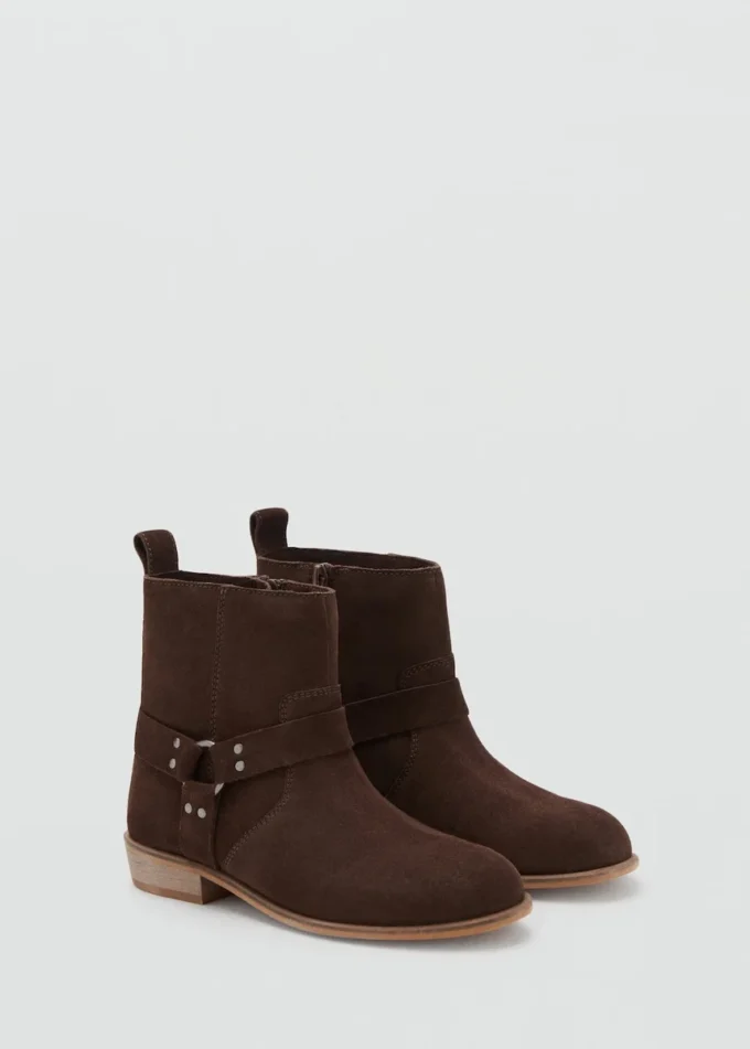 Stiefeletten aus Wildleder Stiefeletten aus Wildleder