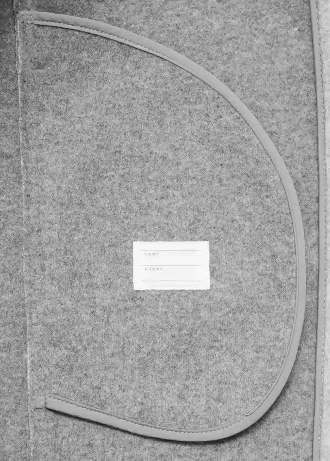 Stoffmantel mit Taschen Stoffmantel mit Taschen