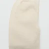 Strick-Balaclava mit Knöpfen