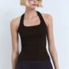 Strick-Haltertop Strick-Haltertop