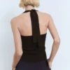 Strick-Haltertop Strick-Haltertop