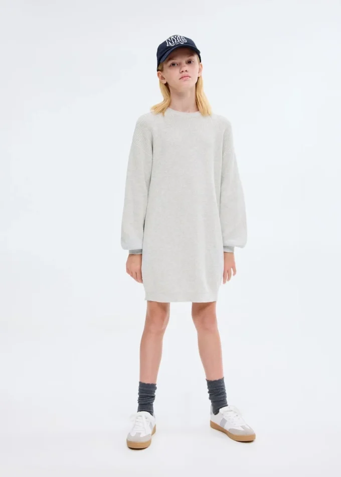 Strick-Midikleid