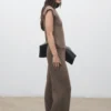 Strickhose mit elastischem Bund