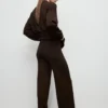 Strickhose mit Ziernähten Strickhose mit Ziernähten