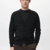 Strickjacke aus 100 % Merinowolle
