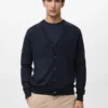 Strickjacke aus 100 % Merinowolle