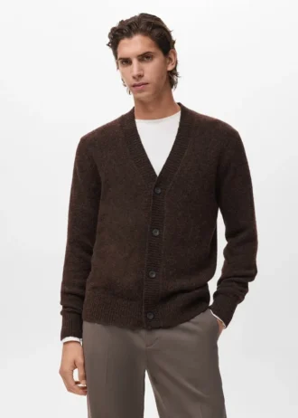 Strickjacke aus Wollmischung