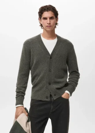 Strickjacke aus Wollmischung