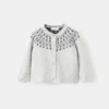 Strickjacke mit gemustertem Saum Strickjacke mit gemustertem Saum