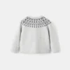 Strickjacke mit gemustertem Saum Strickjacke mit gemustertem Saum