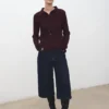 Strickjacke mit Hemdkragen Strickjacke mit Hemdkragen