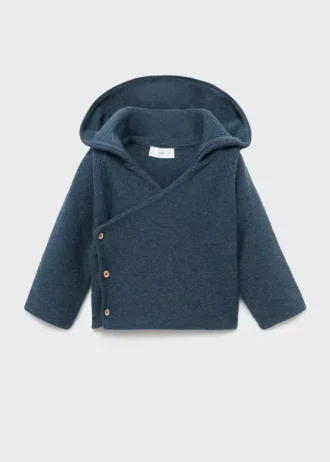 Strickjacke mit Kapuze