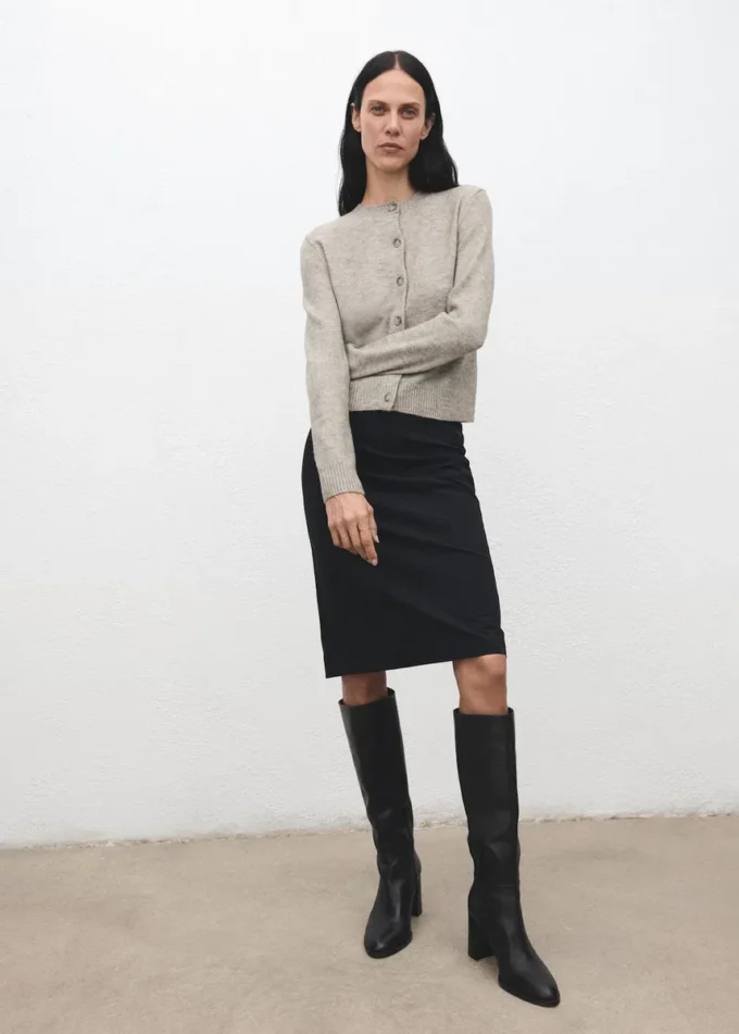 Strickjacke mit Knöpfen Strickjacke mit Knöpfen