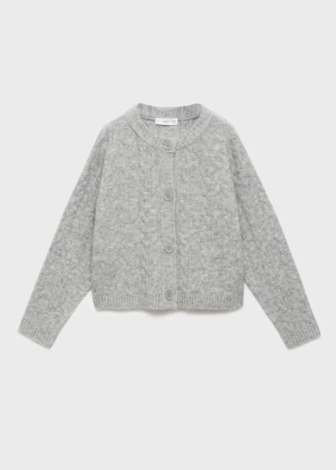 Strickjacke mit Knöpfen Strickjacke mit Knöpfen