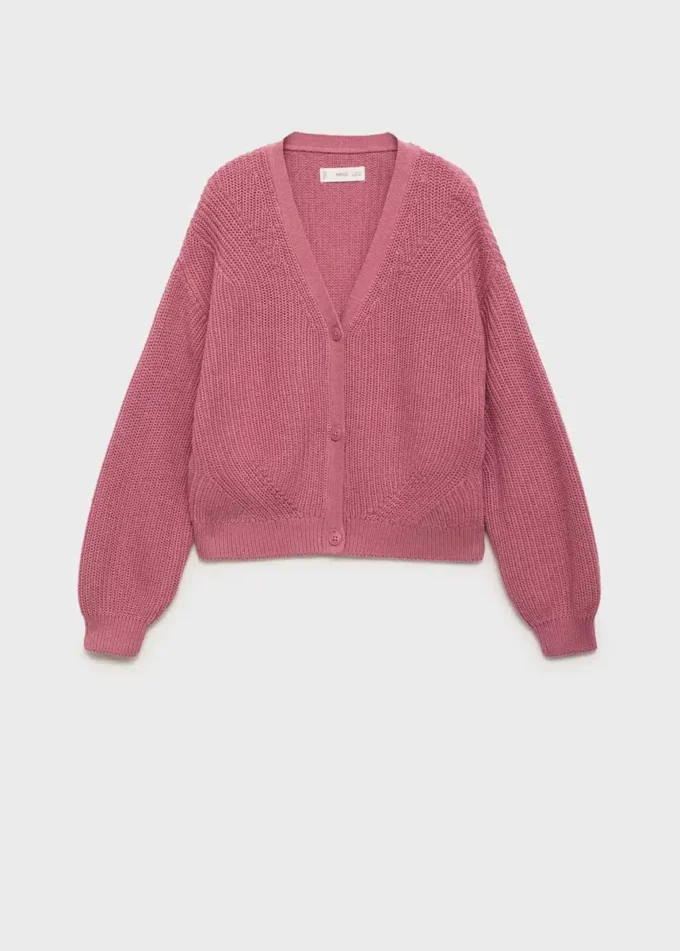 Strickjacke mit Knöpfen Strickjacke mit Knöpfen