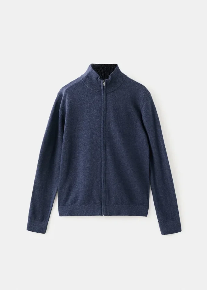 Strickjacke mit Reißverschluss Strickjacke mit Reißverschluss