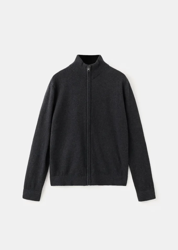 Strickjacke mit Reißverschluss Strickjacke mit Reißverschluss