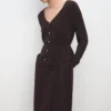 Strickjacke mit Schleife