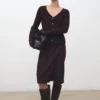 Strickjacke mit Schleife