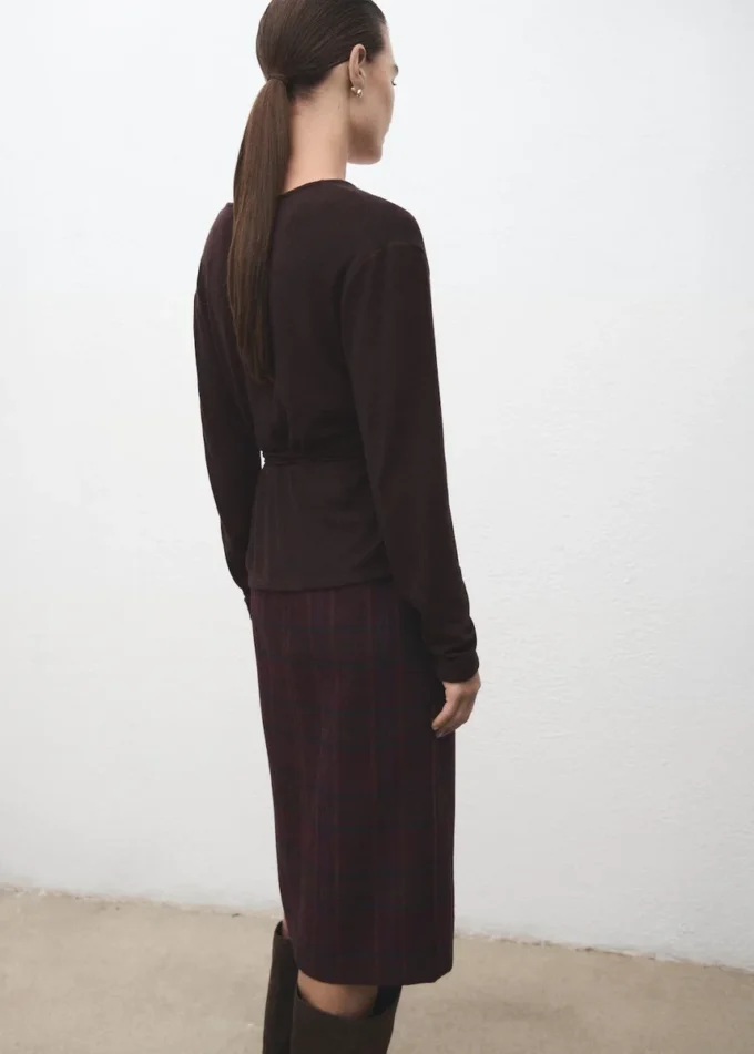 Strickjacke mit Schleife
