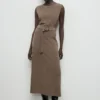 Strickkleid mit Gürtel Strickkleid mit Gürtel