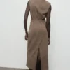 Strickkleid mit Gürtel Strickkleid mit Gürtel