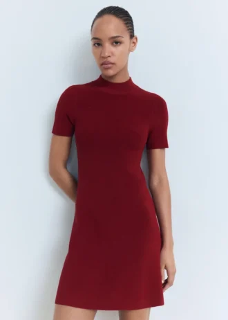 Strickkleid mit Rollkragen