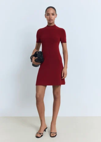 Strickkleid mit Rollkragen