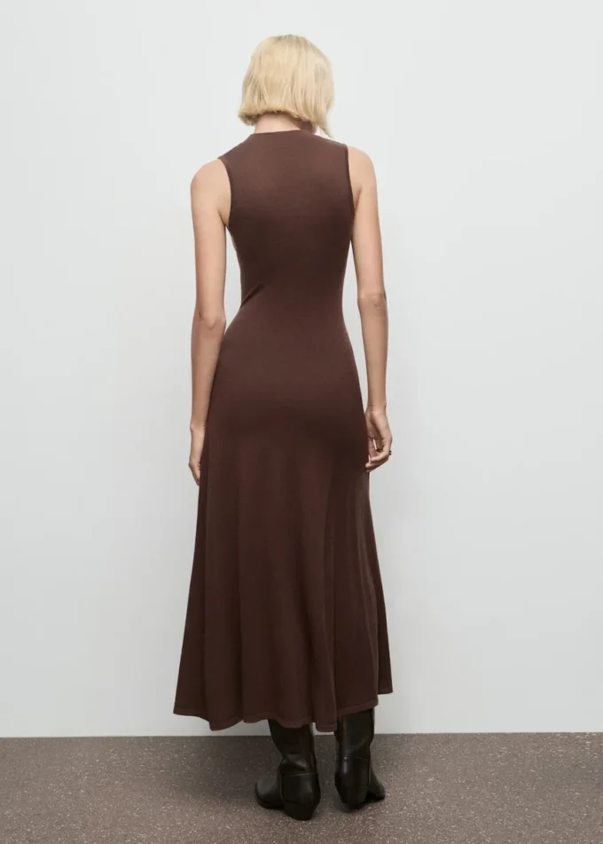 Strickkleid mit Rollkragen