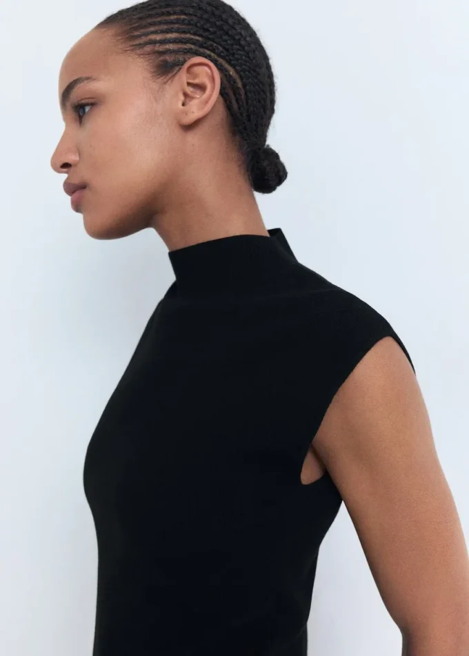 Strickkleid mit Rollkragen Strickkleid mit Rollkragen