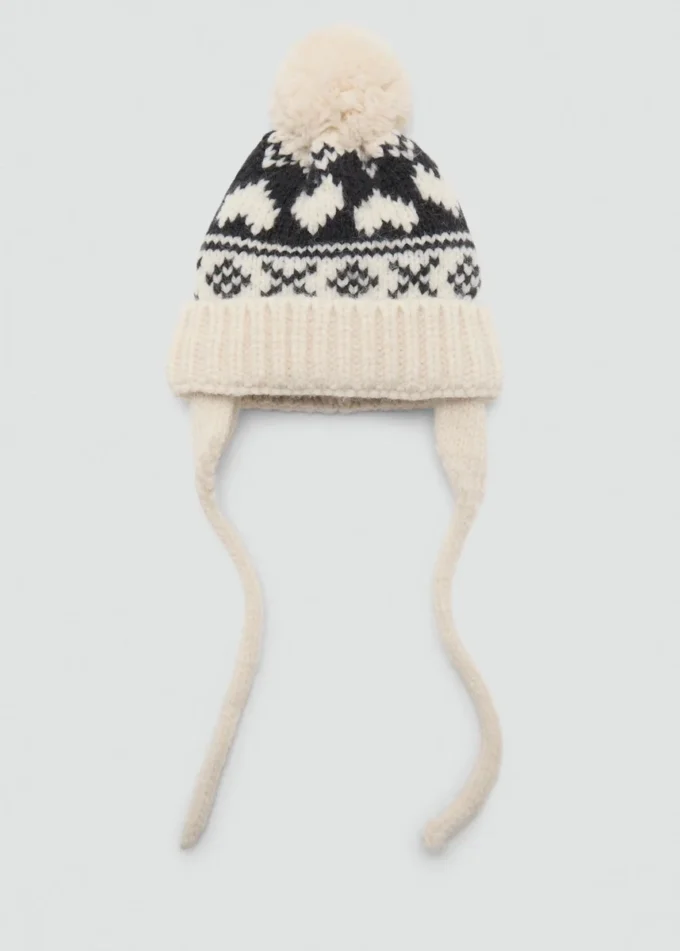 Strickmütze mit Bommel Strickmütze mit Bommel