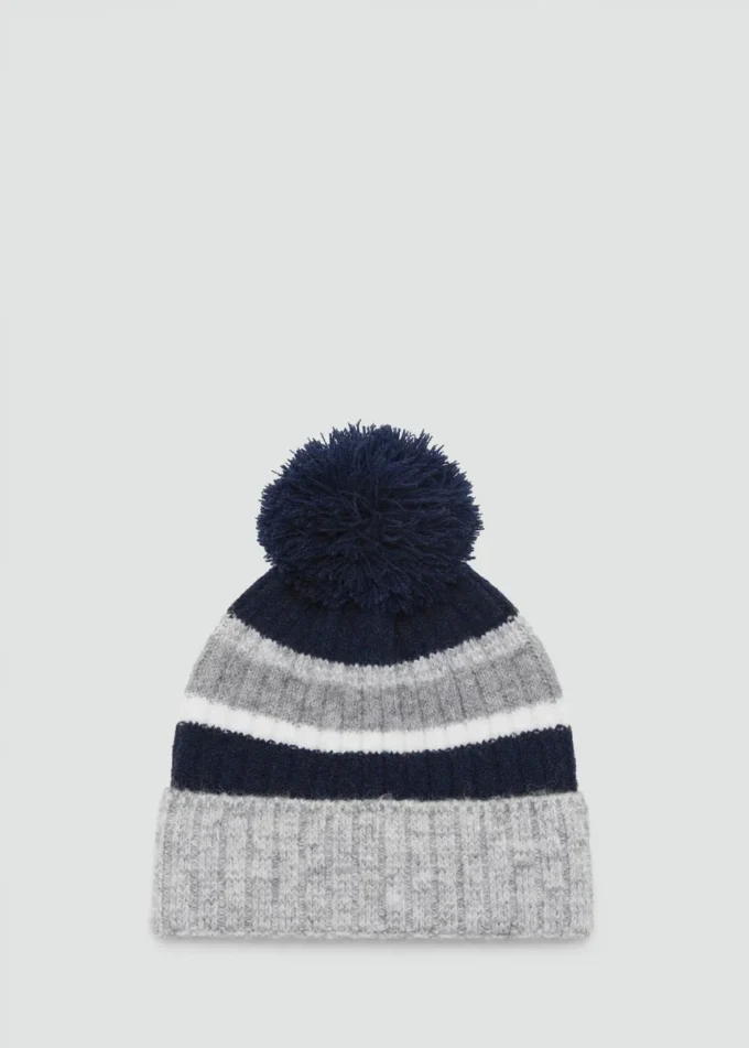 Strickmütze mit Bommel Strickmütze mit Bommel