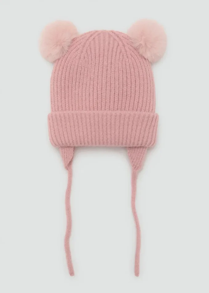 Strickmütze mit Bommel Strickmütze mit Bommel